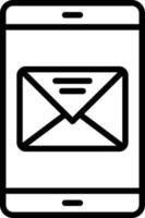 Email Line Icon vector