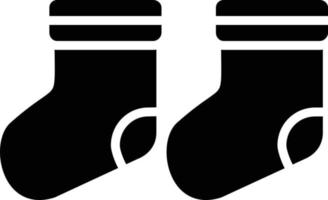 Socks Glyph Icon vector