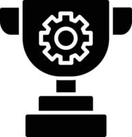 Trophy Glyph Icon vector