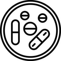 Medicine Line Icon vector