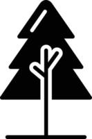 Tree Glyph Icon vector