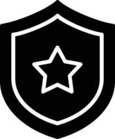 icono de glifo de insignia vector