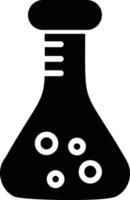 Flask Glyph Icon vector