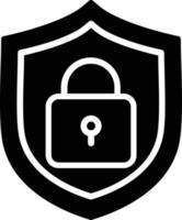 Security Glyph Icon vector