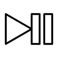 Pause Icon Design vector
