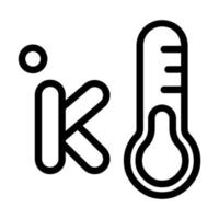 Kelvin Icon Design vector