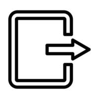 Logout Icon Design vector