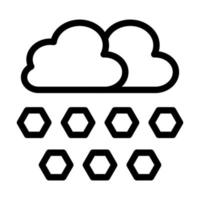 Snow Fall Icon Design vector