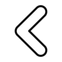 Left Chevron Icon Design vector