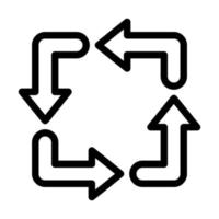 Rectangular Arrow Icon Design vector