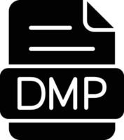 Dmp Glyph Icon vector