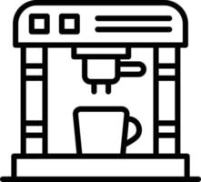 Coffee Maker Line Icon vector