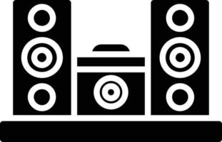 Speaker Glyph Icon vector