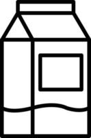 Milk Line Icon vector