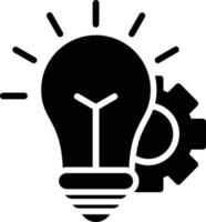 Idea Glyph Icon vector