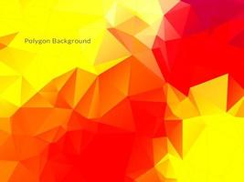 Decorative geometric triangle polygon abstract background vector