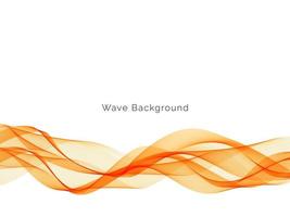 Modern decorative wave stylish dynamic background vector