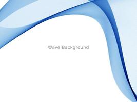 Abstract blue modern dynamic wave design background vector