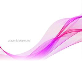 colorful wave style smooth modern background vector