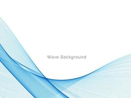 Abstract blue modern dynamic wave design background vector