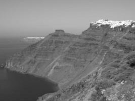 the island of Santorin photo