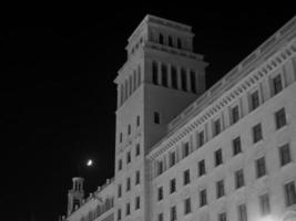 Barcelona at night photo