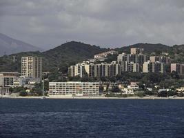 monaco at the mediterranean sea photo