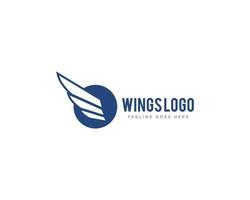 Wings Logo Icon Design Vector