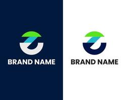 letter z and o modern logo design template vector