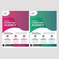 Digital Marketing Flyer Design Template vector