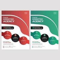 Digital Marketing Flyer Design Template vector