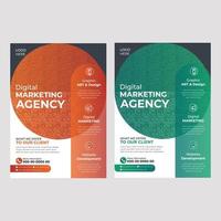 Digital Marketing Flyer Design Template vector