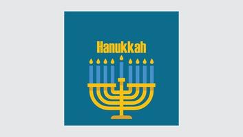 Hanukkah festival illustration vector