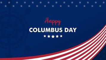 columbus day background for presentation vector