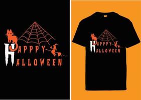 diseño de camiseta de halloween vector