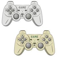 Ilustración de vector de controlador de joystick de consola de juegos