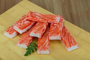 Imitation crab sticks photo