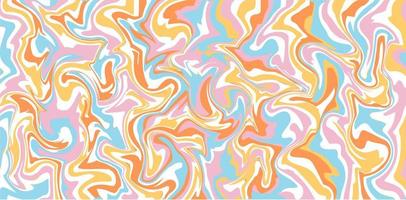 Marble patterns in the style of the 60s and 70s. Vector stock illustration. Background. Groovy. hippies and the world