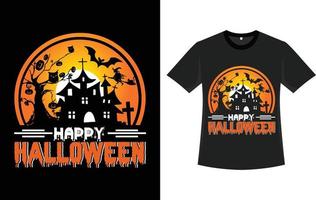 vector de diseño de camiseta de halloween