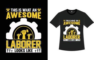 labour day t shirt design vector