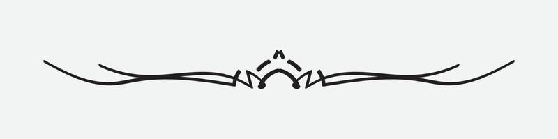 text divider, decorative element, border and page rule frame vector