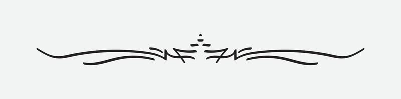 text divider, decorative element, border and page rule frame vector