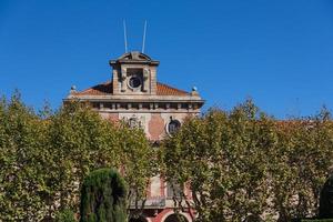 Barcelona - Parliament of autonomous Catalonia. Architecture landmark. photo