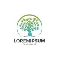 Tree logo design vector