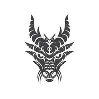 Dragon mascot logo design vector template