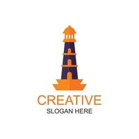 Lighthouse Logo Template Design Inspiration Pro Vector