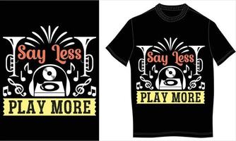 Music tshirt design vector