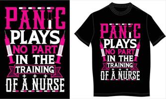 nurse tshirt design vector