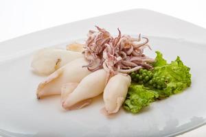 Boiled squid meal photo