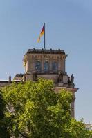 vista aérea del centro de berlín foto